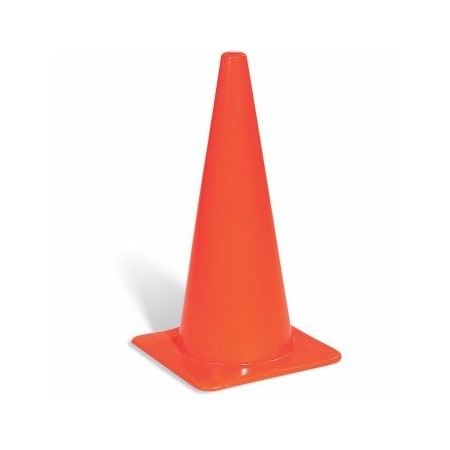 Tapco Traffic Cone, PVC, 28 in Height, 15 in Length PLS1083